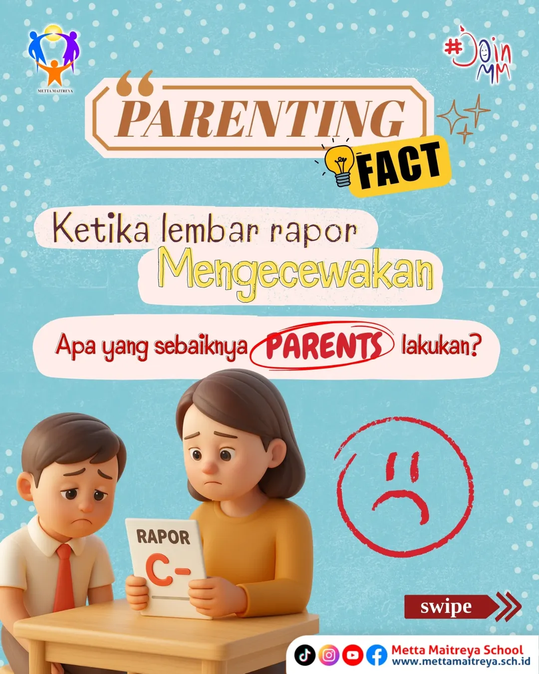 Parenting Fact Ketika Lembar Rapor Tidak Sesuai Harapan